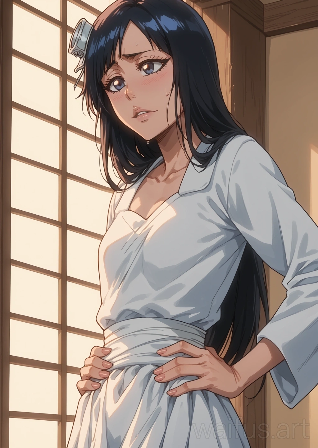 ジゼル グウェル (ブリーチ) - 腰に手を当てる 上半身 立ち絵